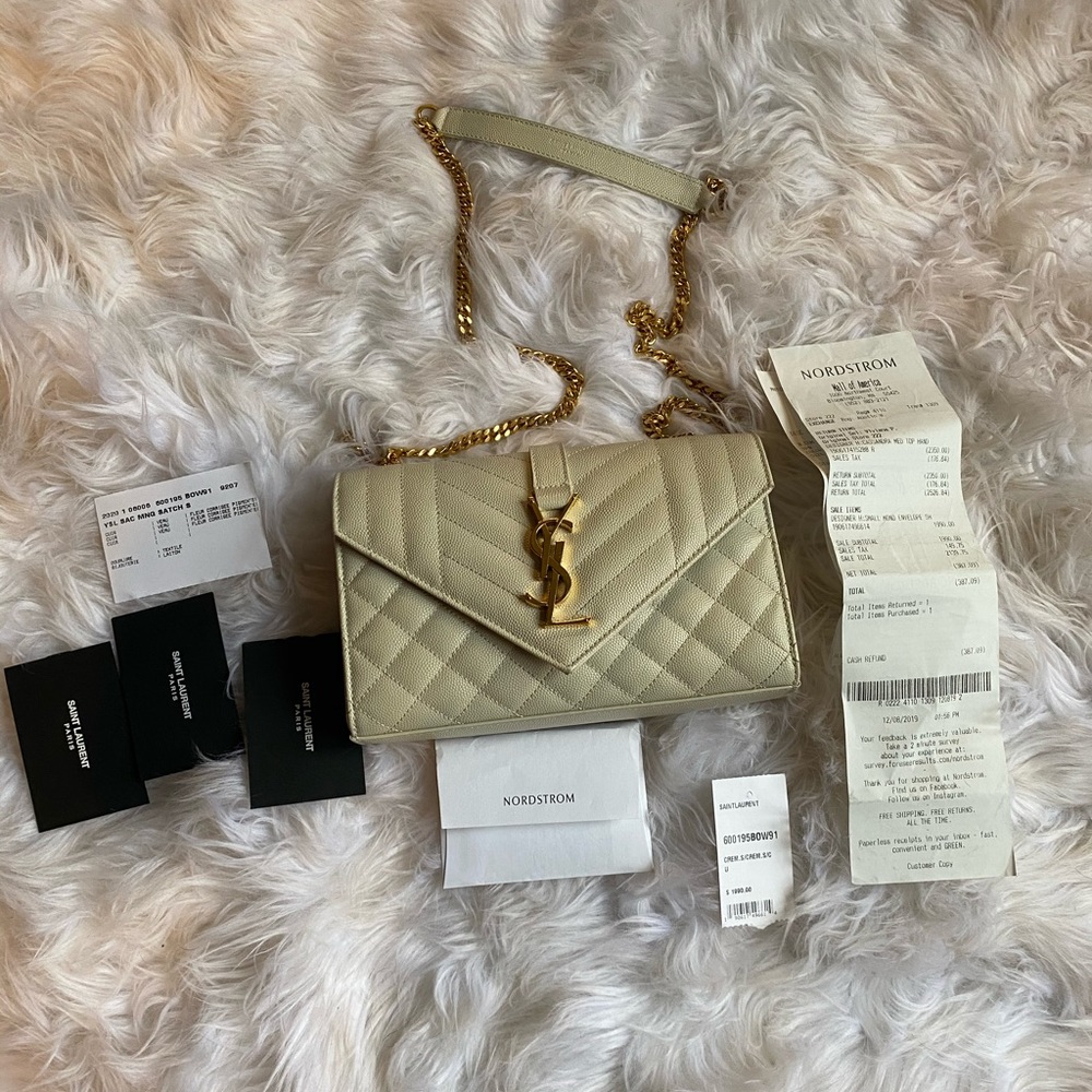 YSL Small envelope bag